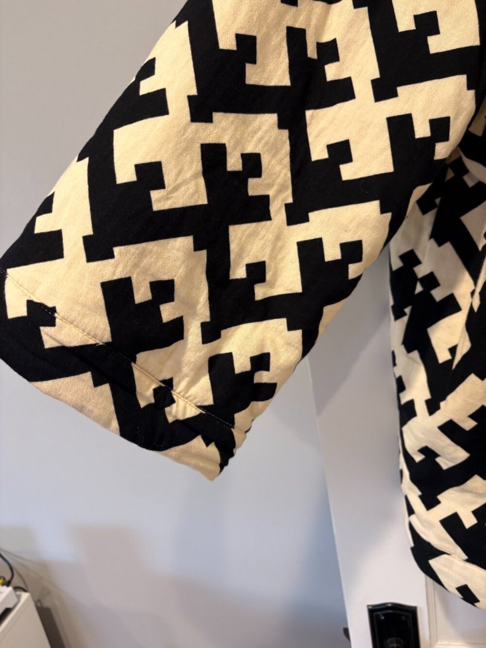 Geo Print Oversized Future Collective (Target) Quilted Jacket - Picture 7 of 7